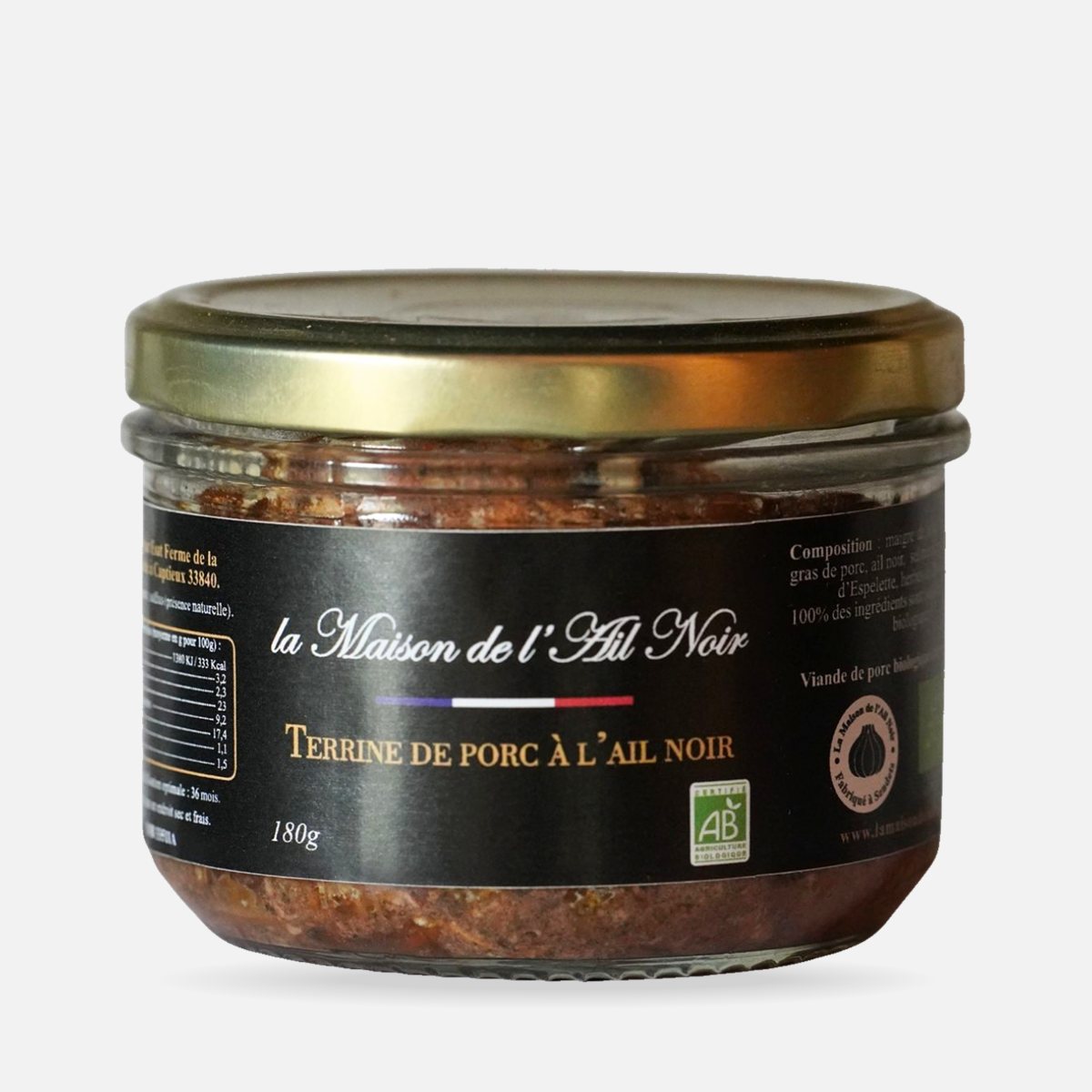 terrine porc ail noir