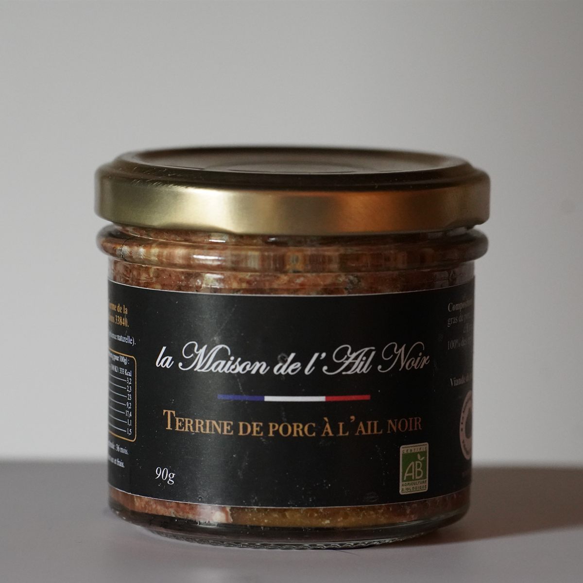 terrine-porc-ail-noir-90g terrine porc ail noir 90g